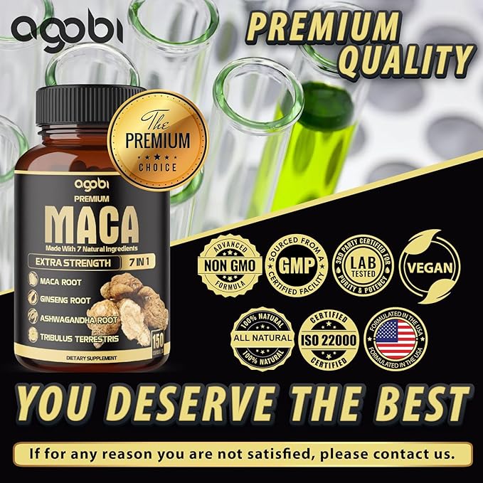 7in1 Premium Maca Root Capsules 150 Counts 5 Months