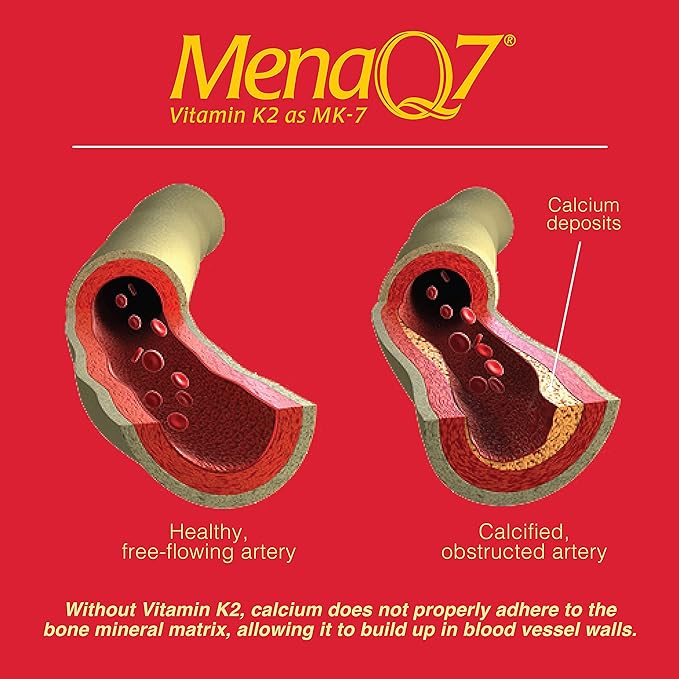 Vitamin k2 MK-7 Supplement 180mcg -Vitamin K2 Supports 60 Easy MenaQ7 K2 K2 MK7 MK7
