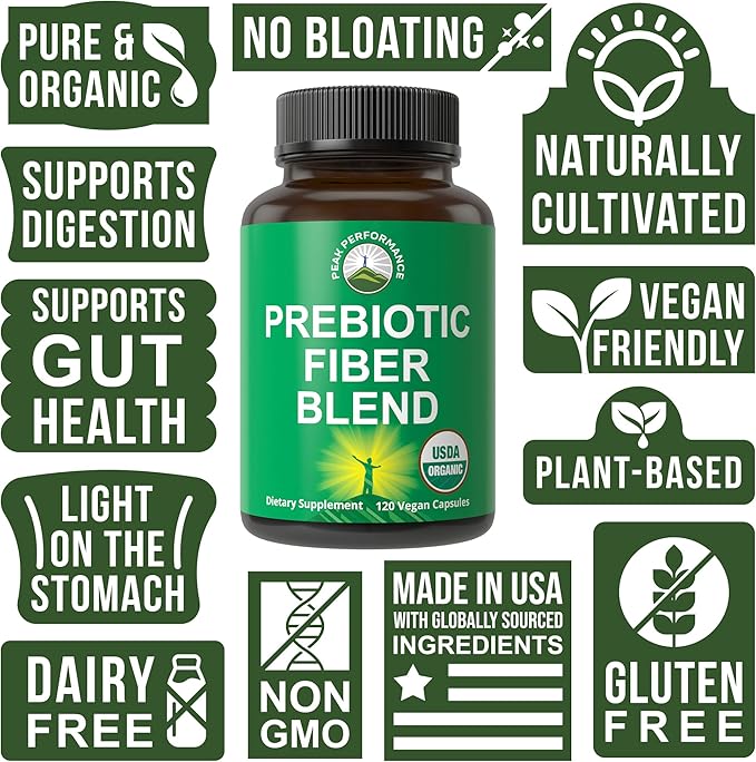 USDA Organic 3-in-1 Prebiotic Fiber