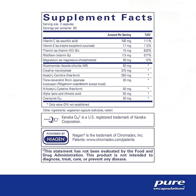 Pure Encapsulations Mitochondria-ATP 120 Capsules