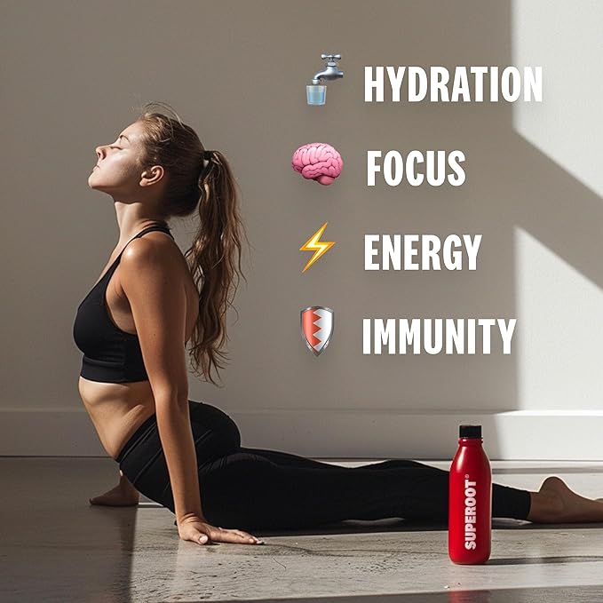 SUPEROOT® - 100% Natural Electrolytes (Fizzy) 6 Roots, 3 Minerals, 0 Added 30 Servings