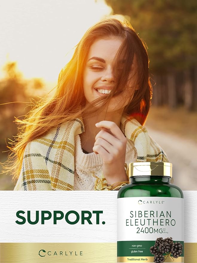 Carlyle Siberian Eleuthero 2400mg | 300 Capsules