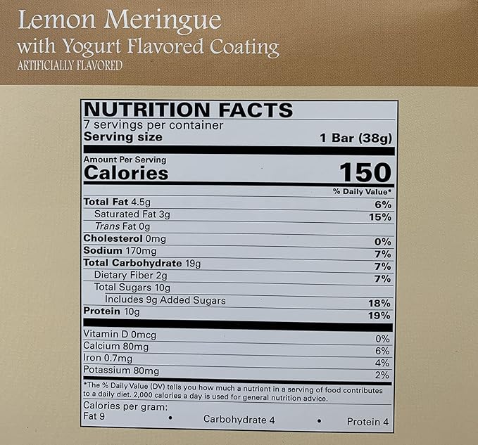 Lemon Meringue Bar (7 bars/box)