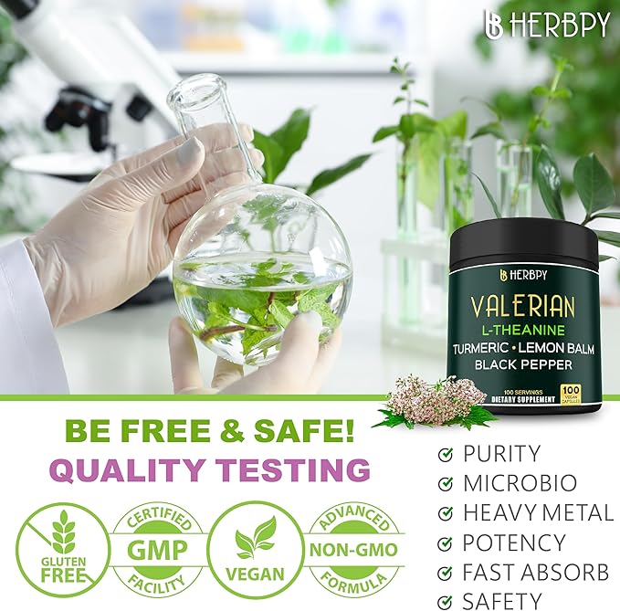 5in1 Valerian Root Capsules 5150mg Plus 100 Count