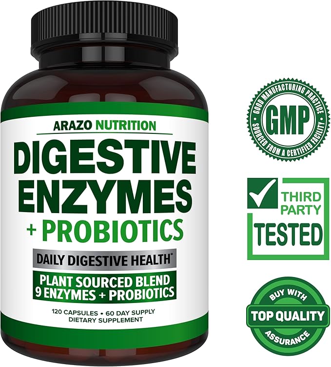 Digestive Enzymes with Probiotics 120 Pills