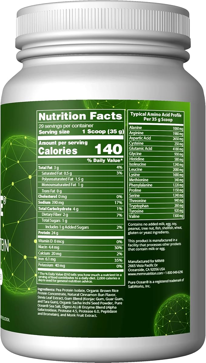 MRM Nutrition Veggie Elite Performance Protein 30 Servings