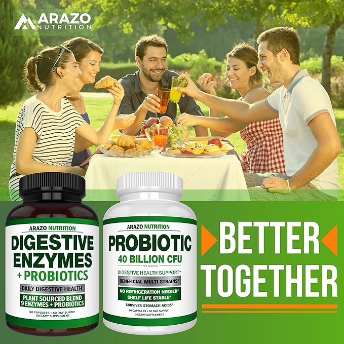Digestive Enzymes with Probiotics 120 Pills