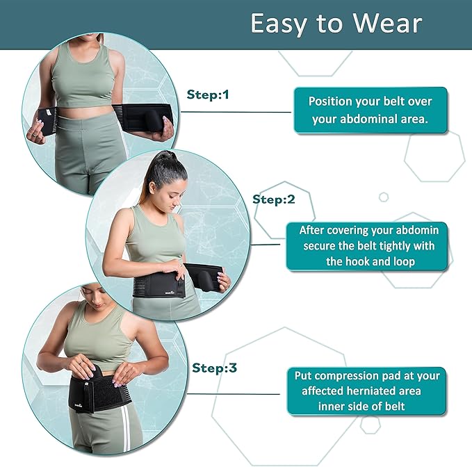 Wonder Care- Umbilical Hernia Support Belt 40"-46")