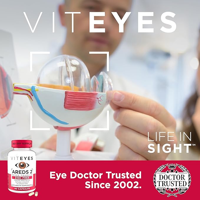Viteyes AREDS 2 Zinc Free Macular 60 Ct