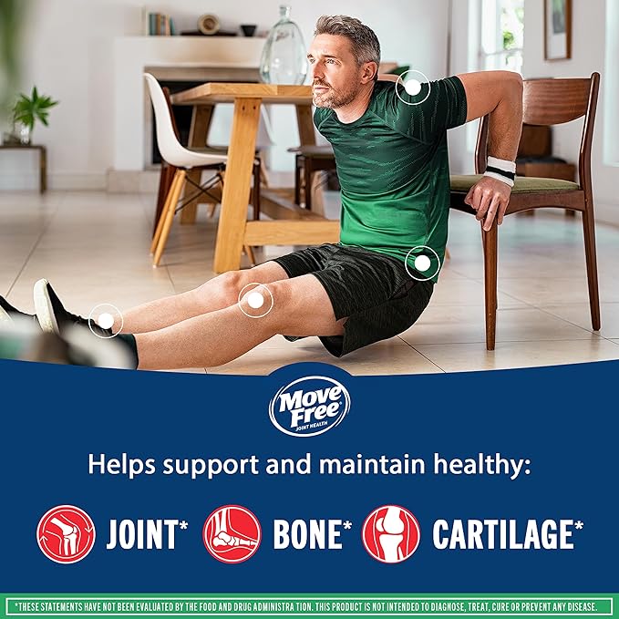 Move Free Advanced Glucosamine Chondroitin MSM 120 Tablets (40 servings)*