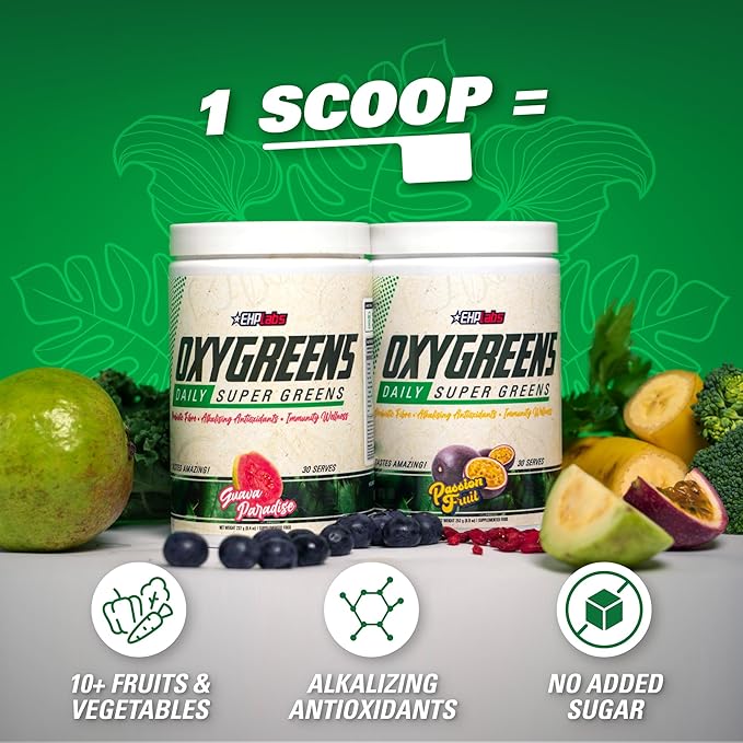 EHP Labs OxyGreens Super Greens Powder 30 Serves