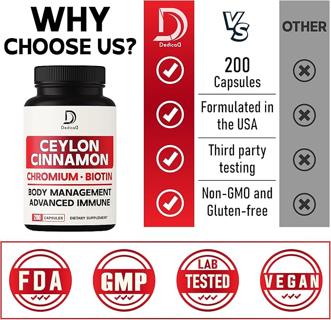 13in1 Ceylon Cinnamon Capsules 200 Capsules