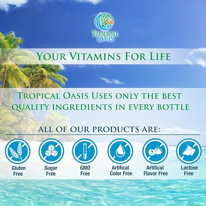 Tropical Oasis Premium Liquid Glucosamine Chondroitin 16 Fl