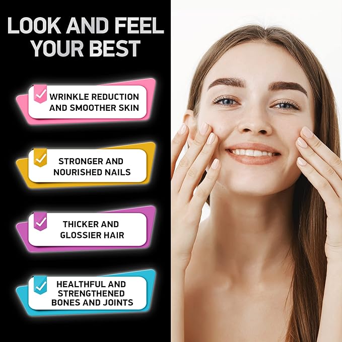 Hydrolyzed Liquid Collagen Peptides and Biotin 1 and 3 Biotin 2-Pack, 2x60ml 2x60ml