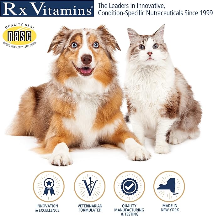 Rx Vitamins Rx Biotic Probiotics for Dogs & Cats - Digestive Supplement for Pets - 2.12 oz