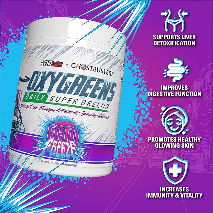 EHP Labs x Ghostbusters OxyGreens Super 30 Serves