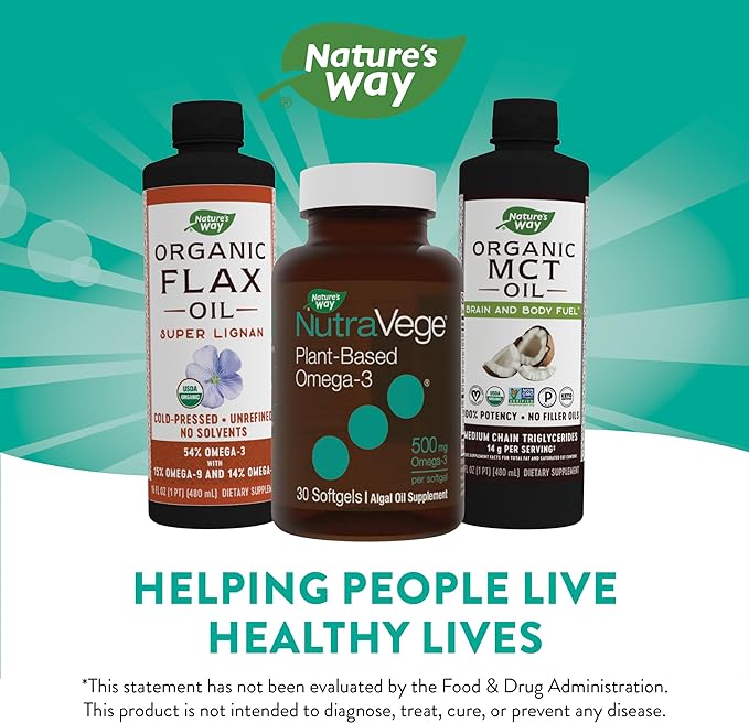 Nature's Way NutraVege Plant Based Omega-3, 30 Vegan