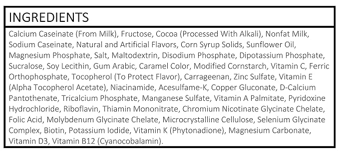High Protein Meal Replacement Shake