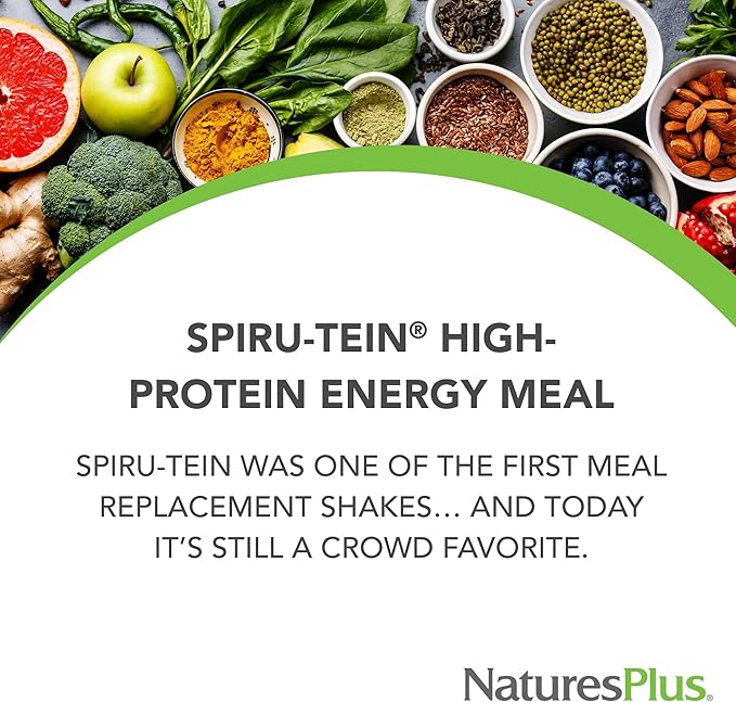 Natures Plus SPIRU-TEIN, Chocolate 1.05 lbs, 2 - 34 Total