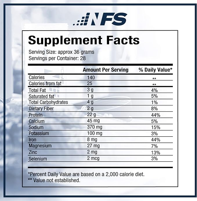 NF Sports All-Natural Plant-Based Protein 28 Servings
