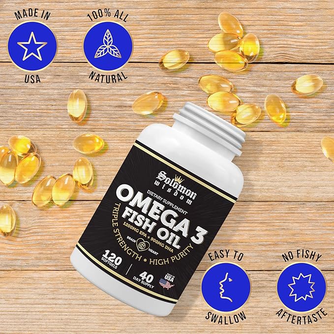 Omega 3 Fish Oil 120 Soft 1200mg & 900mg -