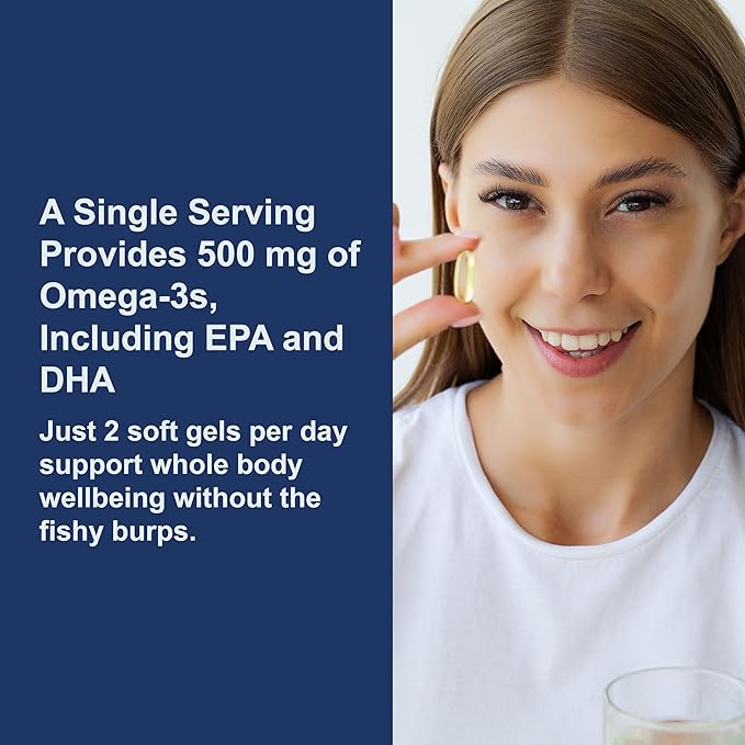 Carlson - Norwegian Salmon Oil, 500 Omega-3s, Norwegian 3 Salmon 180+50 Softgels