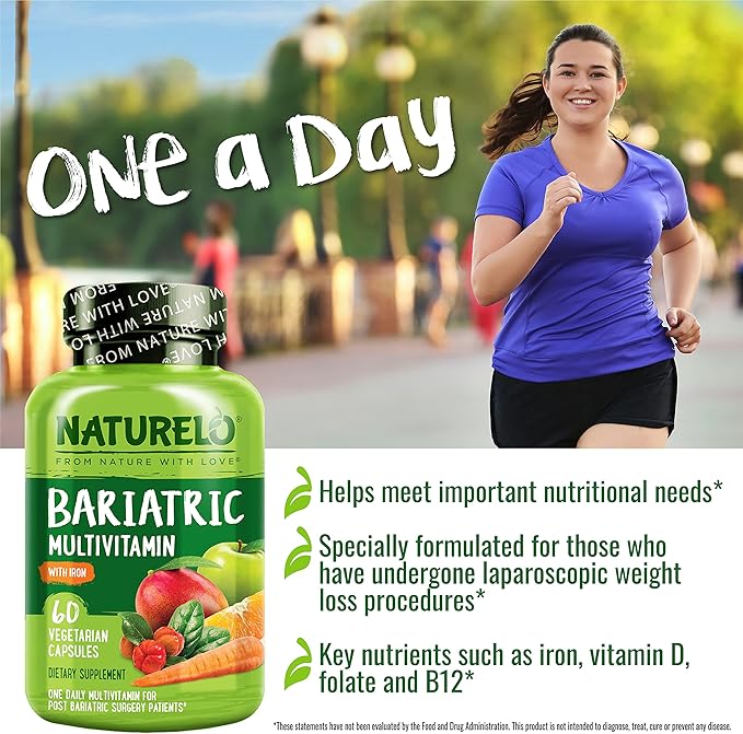 NATURELO Bariatric Multivitamin 60 Veggie