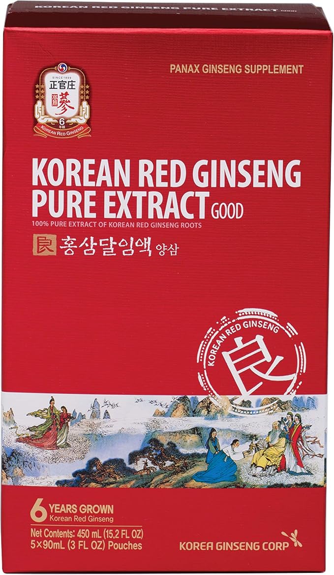 CheongKwanJang Korean Red Ginseng Pure Extract 100% 6-Year-Old 6-Year-Old Ginseng 30 Count