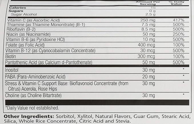 Solaray, High Potency B-Complex Chewable, Natural 50 Chewables