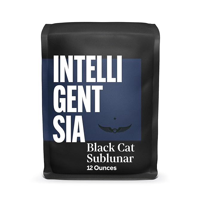 Intelligentsia Coffee, Dark Roast Whole Bean Coffee - Black Cat Sublunar 12 Ounce Bag