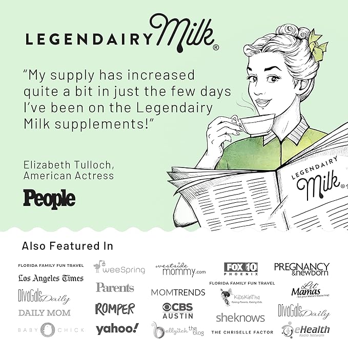 Legendairy Milk Liquid Gold Lactation Supplement, 60 Vegan