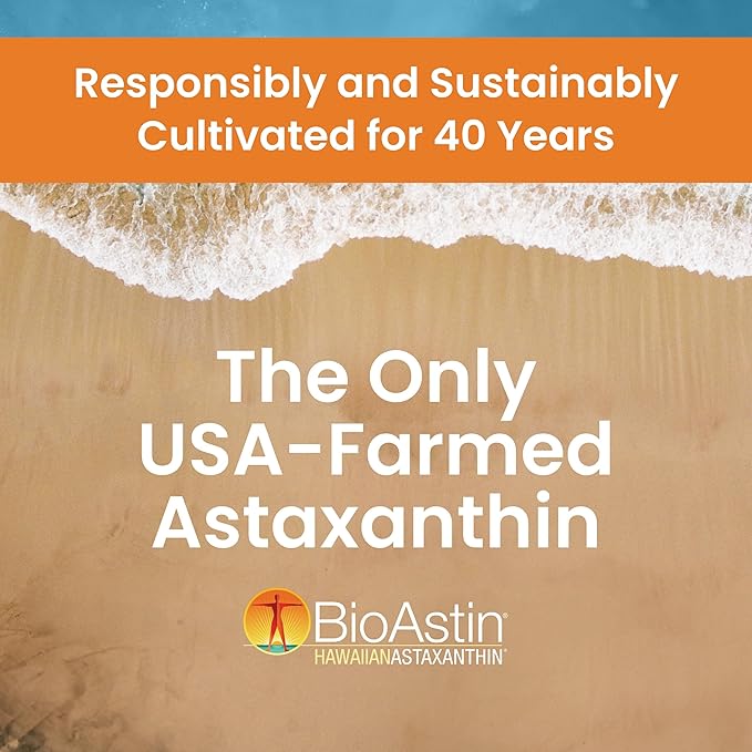 Nutrex Hawaii BioAstin Hawaiian Astaxanthin 4mg, 60 60 Softgels