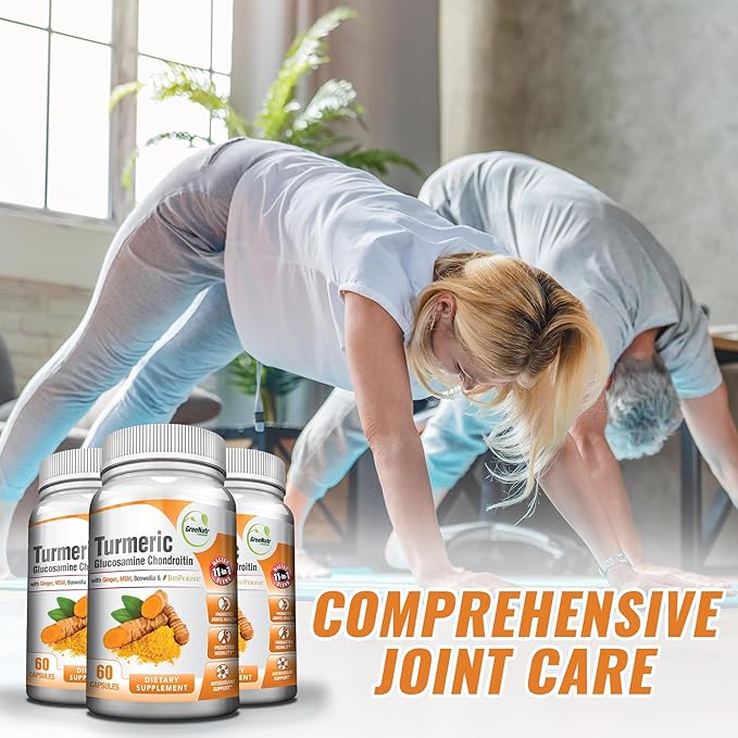 Turmeric Curcumin with Black Pepper 60 Capsules (1 Bottle)
