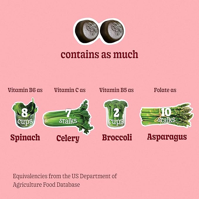 8Greens Daily Greens Gummies B12, Spirulina 50 Count