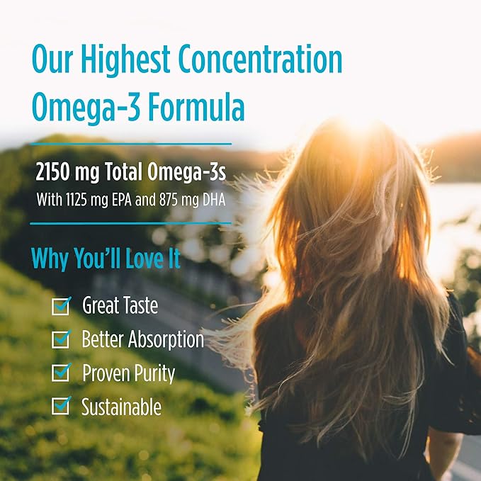 Nordic Naturals ProOmega 2000, Lemon Flavor 120 Soft 2150 mg Omega-3 - 60 Servings