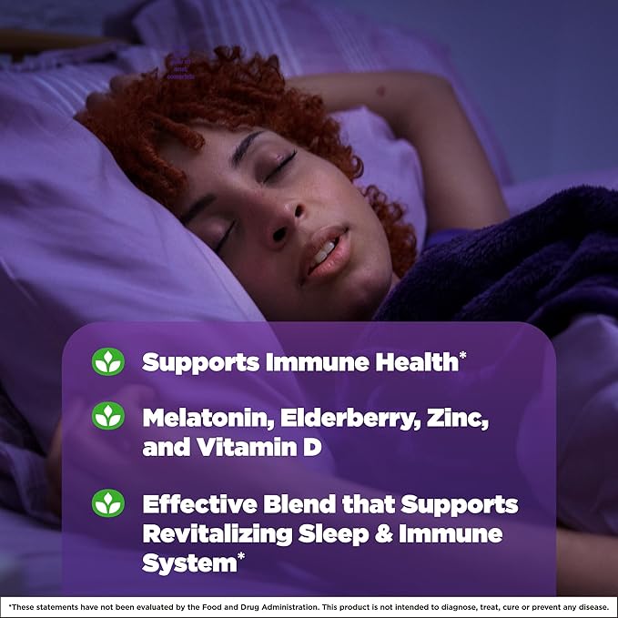 Natrol Sleep + Immune Health Melatonin 6mg with 60 Mixed 60 Day
