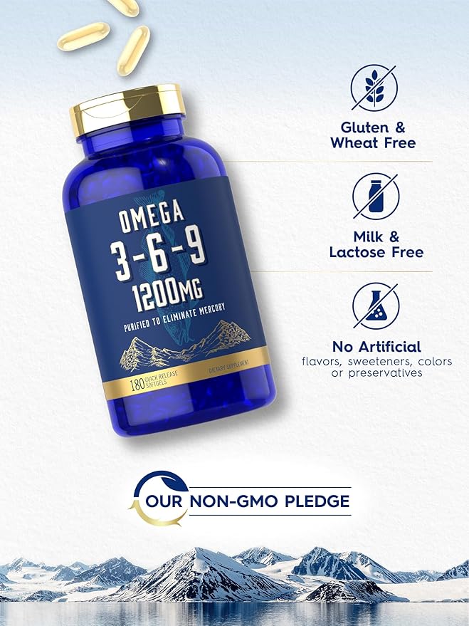 Carlyle Omega 3-6-9 1200mg 180 Softgel