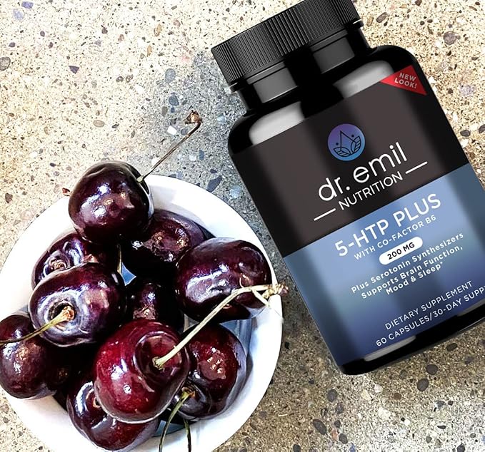 DR. EMIL NUTRITION 200 MG 5-HTP 5HTP Supplement B6-60 Vegan 30 Servings
