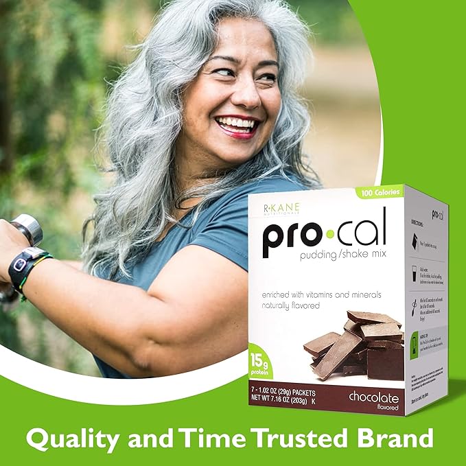 Pro-Cal Chocolate Protein Drink Mix 15g Protein 7 Packets