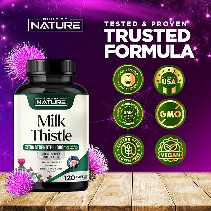 Milk Thistle 1000mg 120 Veggie