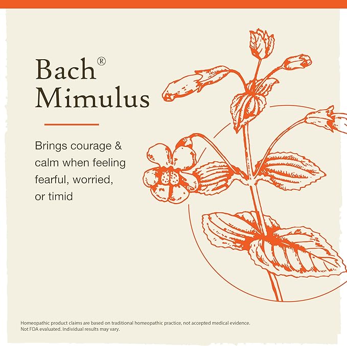 Bach Original Flower Remedies, Mimulus 20mL Dropper