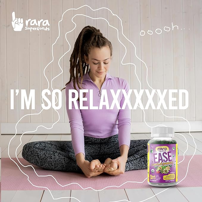 Ease Relaxation USDA Certified Organic Gummies (60 Gummies)