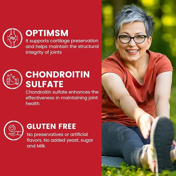 Synutra's 800 mg OptiMSM & 800 60 Capsules 30-Day Servings-2 Servings-2 Capsules