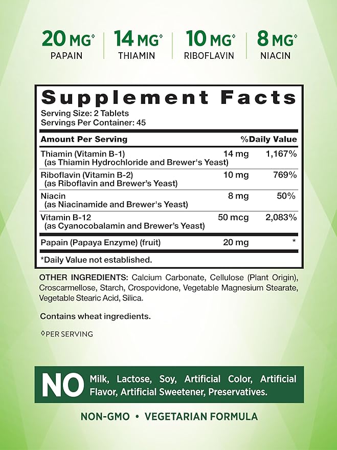 Nature's Truth Vitamin B Complex B12 | 90 Tablets