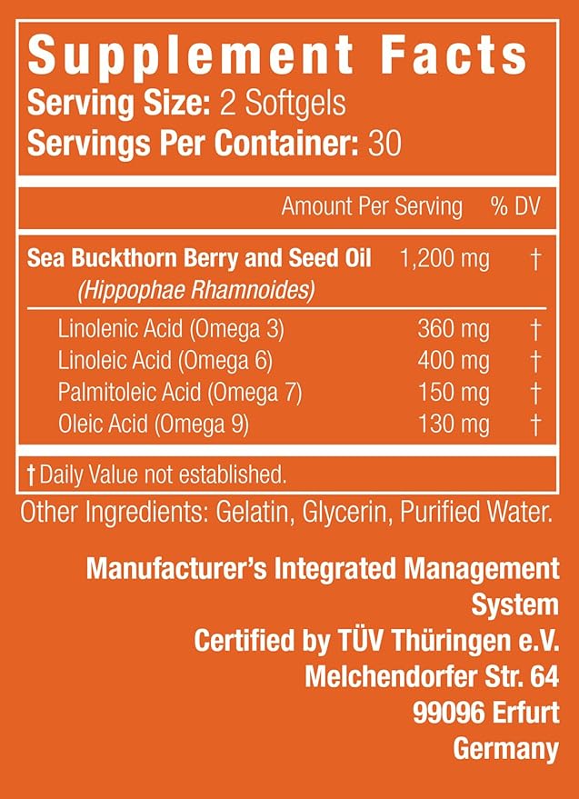 Nattura Complete Omega 3-6-7-9, Pure Sea 1,200mg - 2 Bottles