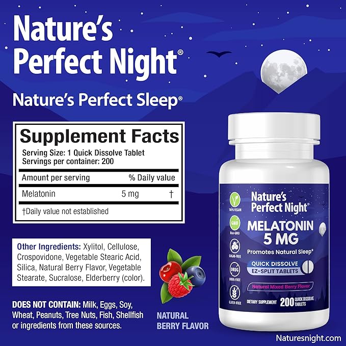 | Melatonin 5mg | 200 Quick