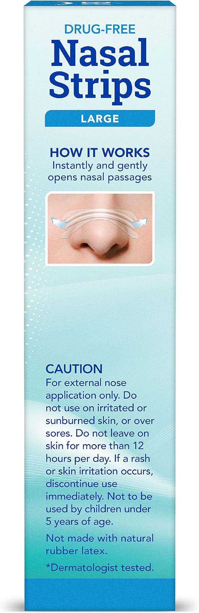 Nasal Breathing Strips, Clear Large 30 ct