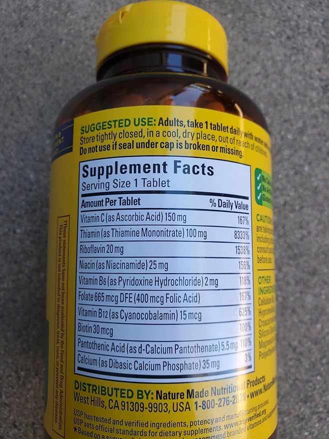 Nature Made B-Complex + C, 460