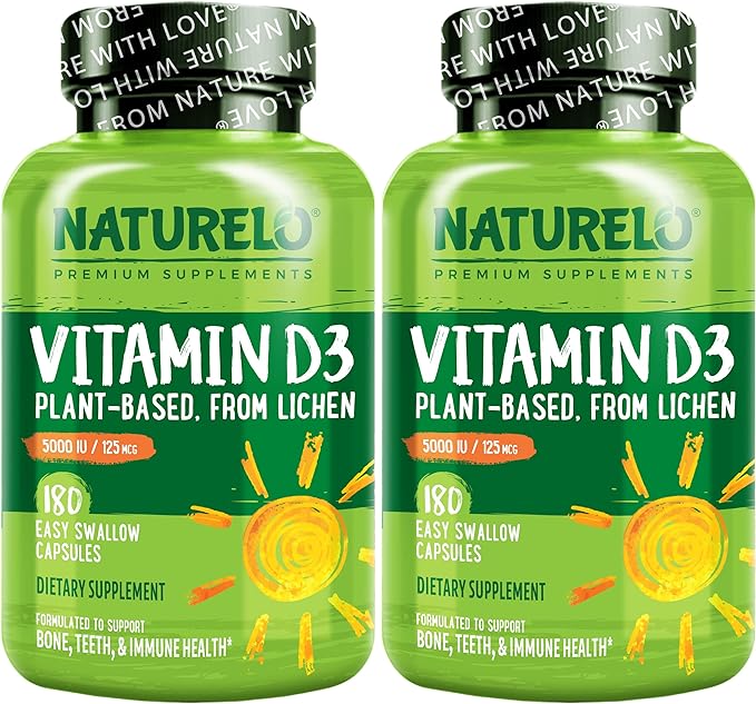 NATURELO Vitamin D 5000 IU D3 Supplement 180 Mini 2)