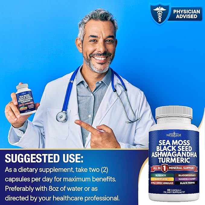 NEW AGE Sea Moss Black Seed